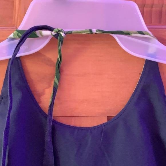 NWOT Tropical Ann Taylor Blue and Green Size 6P dress - Picture 5 of 10